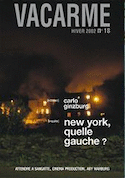 Revue Vacarme, no 18